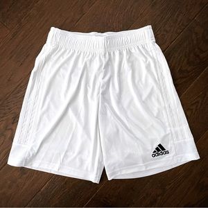 BNWT ADIDAS TASTIGO 19 (WHITE) SHORTS • SMALL
